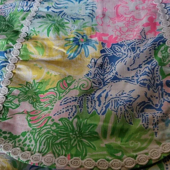 Lilly Pulitzer Skort. Beach Multi Color. Size 0 (28" waist) New W/O Tag - Picture 6 of 8